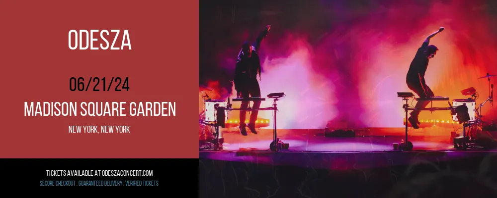 Odesza at Madison Square Garden at Madison Square Garden